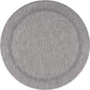 Binnen & Buitenkleed Romile - Kader / Lijstmotief - Grijs - 200x280 cm