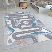 Kindervloerkleed - Binola - Wegen - Creme / Multi - 200x290 cm