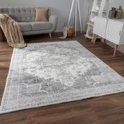 Laagpolig Vloerkleed - Cameris Vintage Design - Grijs - 80x150 cm