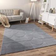 Laagpolig Vloerkleed Lely - Shapes - Antraciet - 200x280 cm