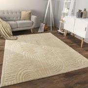 Laagpolig Vloerkleed Lely - Japandi - Beige - 240x340 cm