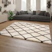 Hoogpolig Vloerkleed Berber Maginto - Creme - 80x150 cm