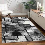 Laagpolig Modern Vloerkleed Modilia - Grijs - 120x170 cm