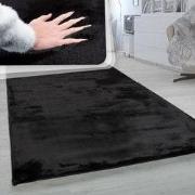 Rabbit Vloerkleed - Zwart - 60x90 cm