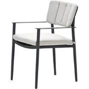 Toulon dining fateuil - carbon black - desert sand