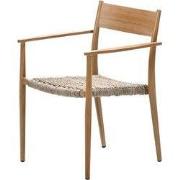 Parijs dining fauteuil - light teak look - natural - sand