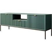 Meubella - TV-Meubel Navil - Groen - 154 cm