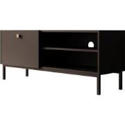 Meubella - TV-Meubel Norment - Zwart - 120 cm