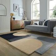 Wollen vloerkleed Lozenge - Monochrome - 120x180 cm