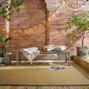 Laagpolig Vloerkleed Sisal Look - Grijs - 120x170 cm