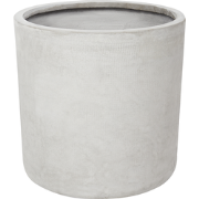 MESSENE - Bloempot - Lichtgrijs - 42 cm - Klei-vezelmengsel