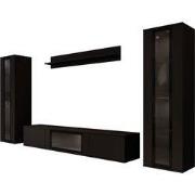 Meubella - Wandmeubel Capone - Zwart