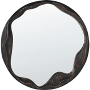 LANGON - Wandspiegel - Donkerbruin - Grenenhout