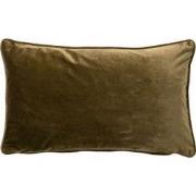 FINN - Sierkussen 30x50 cm - velvet - lendekussen - Military Olive - g...