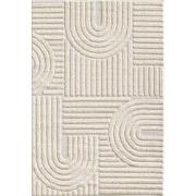 Laagpolig vloerkleed Arte - Japandi Stijl - Creme - 140x200 cm