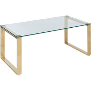 TILON - Salontafel - Goud - Veiligheidsglas