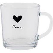 Clayre & Eef Theeglas 250 ml Glas Hart