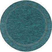 Binnen & Buitenkleed Romile - Kader / Lijstmotief - Turquoise - 80x150...