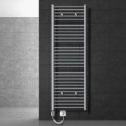 Badkamerradiator Sahara 600 x 1800 mm Chroom rechte zijaansluiting met...