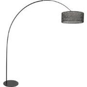 Anne Lighting - vloerlamp - Curve - zwart - metaal - booglamp - E27 - ...