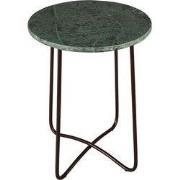 Dutchbone Emerald Bijzettafel Rond 41 cm Marmer Groen