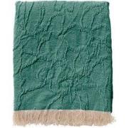 Dutch Decor FLORINE - Plaid 140x180 cm - met ingeweven patroon - effen...