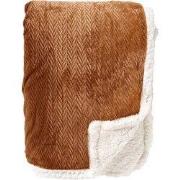 Dutch Decor BOBBY - Plaid 150x200 cm - fleece deken met sherpa voering...
