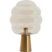 Light & Living - tafellamp - Misty - goud - glas - kleurglas-lamp - E2...