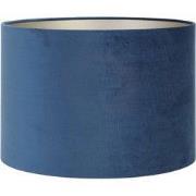 Light & Living - kap - Velours - blauw - textiel - Ø 40cm - E27 - 2240...