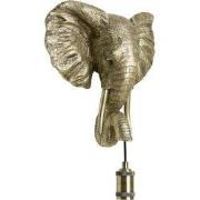 Light & Living - wandlamp - Elephant - goud - kunststof - dierenlamp -...