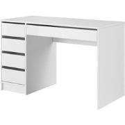 Meubella - Kaptafel Arco - Wit - 120 cm - Met spiegel