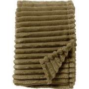 RICKY - plaid 150x200 cm - superzacht - warm en donzig - Military Oliv...