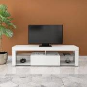 ML-Design TV lowboard wit, 120x51x35 cm, gemaakt van MDF spaanplaat