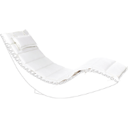 BRESCIA - Tuinkussen - Gebroken wit - 180 x 60 cm  - Polyester