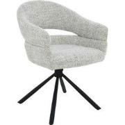 Livingfurn Linn Bisque Oasis Eetkamerstoel - set van 2