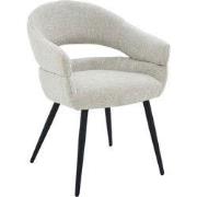 Livingfurn Eetkamerstoel Megan Toffee - set van 2