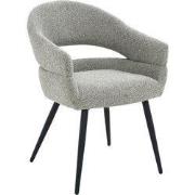 Livingfurn Eetkamerstoel Megan Taupe - set van 2