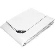 Dekzeil Doekzeil met zeilogen 8x12 m 260g/m² in wit gemaakt van PE