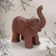 Deco Figuur Olifant 36x19x39 cm Bruin van ML-Design