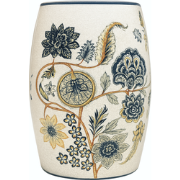 Fine Asianliving Keramische Kruk Vintage Botanic Handgemaakt - Acacia