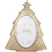 Clayre & Eef Fotolijst Kerstboom 10x15 cm Goudkleurig Kunststof