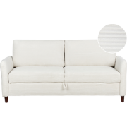 MARE - Driezitsbank met opbergruimte - Gebroken wit - Corduroy