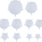 Flexibele deksels - Siliconen deksels - Stretch - Ø 6/9/11/14/16/20 cm...