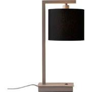 Tafellamp Boston - Bruin - 17x18x44cm