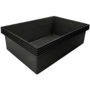 Victoria Quadro 7 zwart container 980l 60x175x118 cm
