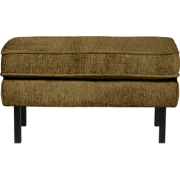 WOOOD Hocker Op Poten Rodeo - Structure Velvet - Brass - 45x84x54