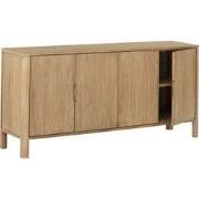 DTP Home Dresser Forte, 4 doors,85x180x45 cm, teakwood natural