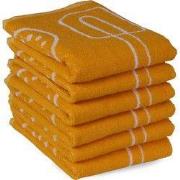 DoubleDry Luxe Keukenhanddoeken Set - 6 Stuks - 50x50 cm - 100% Katoen...