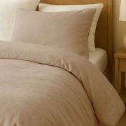 Zydante® Dekbedovertrek Velvet  200x200/220 cm - Beige - met 2 Kussens...