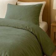 Zydante® Dekbedovertrek Velvet  140x200/220 cm - Groen - met 1 Kussens...